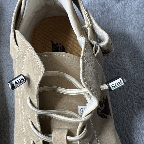 LDECK Shoes Womens Size 7.5 High Top Barefoot Walking Sneakers‎ Orthopedic Suede - Picture 8 of 14